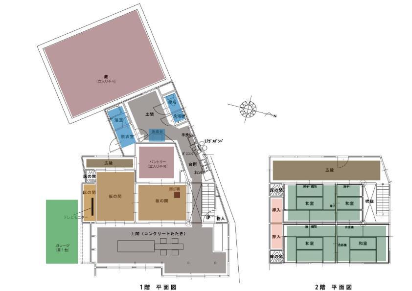 囲炉裏町家guesthouse Fujita 一棟貸切 Villa 無料駐車場 白山市 外观 照片